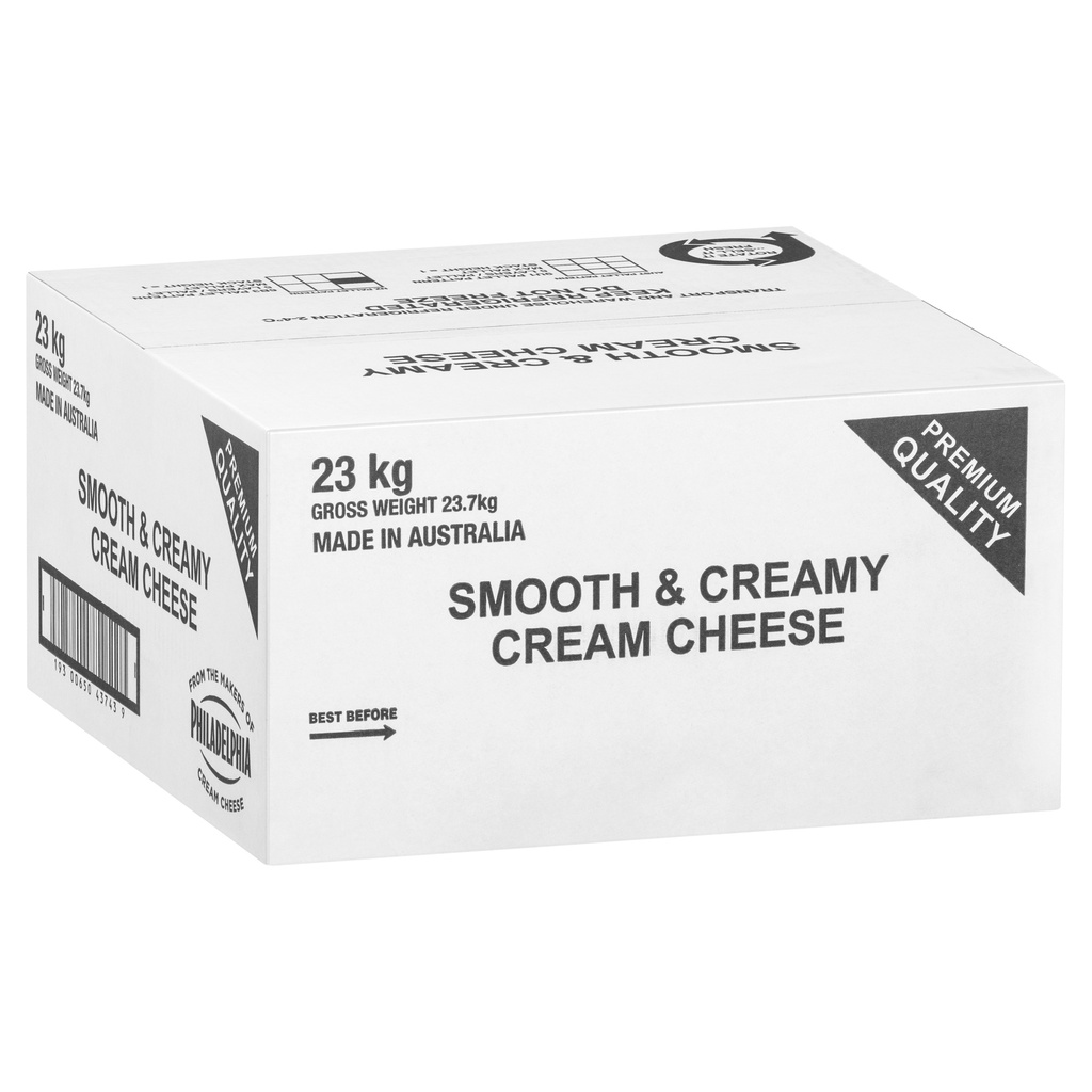 CREAM CHEESE SMOOTH & CREAMY NEUFCHATEL 23KG PHILADELPHIA 