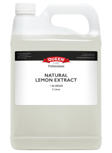 LEMON EXTRACT NATURAL 5L QUEEN