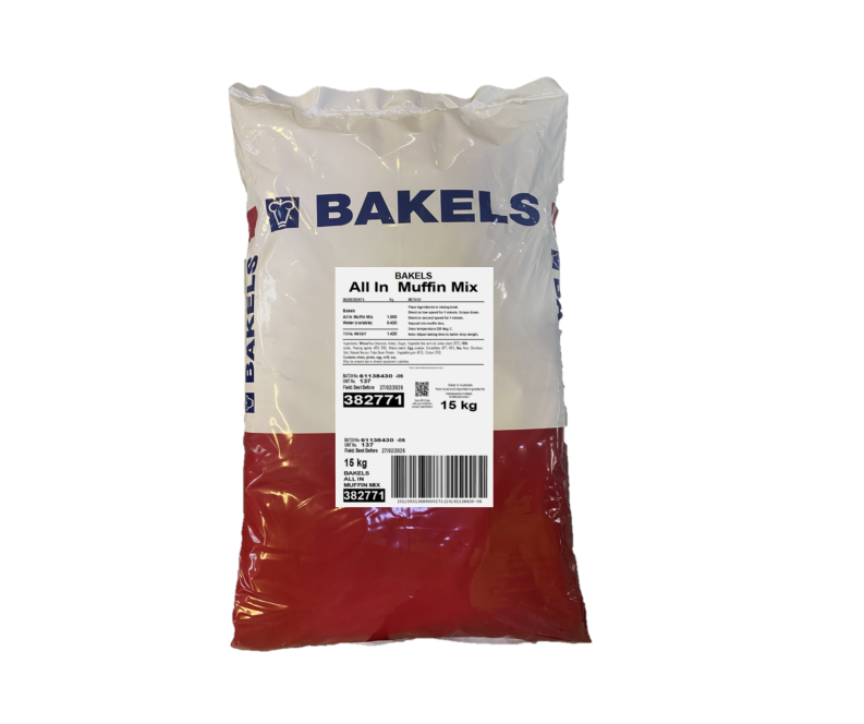 MUFFIN MIX ALL IN BAKELS 15KG 382771
