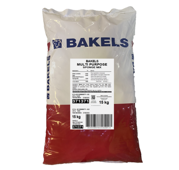 SPONGE MIX MULTI PURPOSE BAKELS 15KG 371371 
