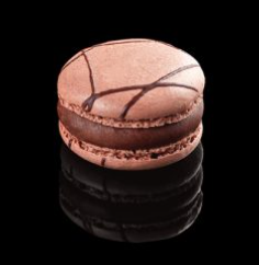 MACARONS CHOCOLATE LA ROSE NOIRE 72 x 17gm CTN