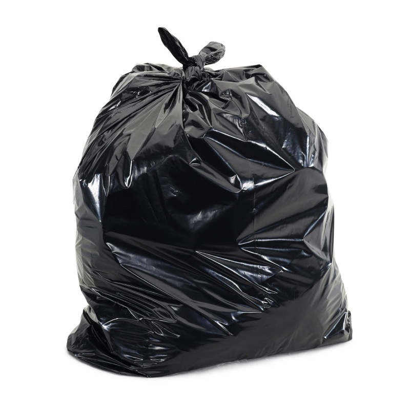 GARBAGE BAG HEAVY DUTY BLACK 80L - 10 ROLLS OF 25 CARTON