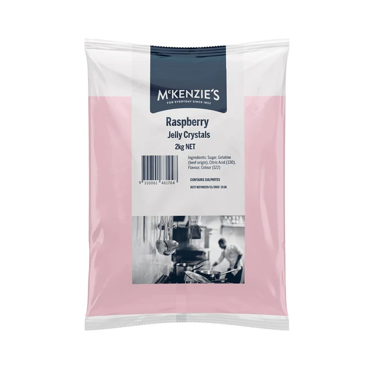 JELLY CRYSTALS RASPBERRY 2KG