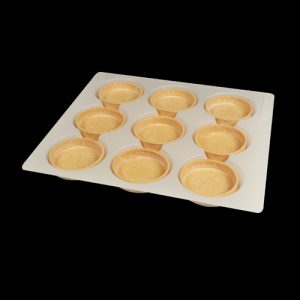 LRN ROUND GF SHELLS LARGE 80MM 45/CTN