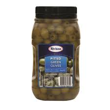 OLIVE GREEN PITTED IN BRINE 2KG