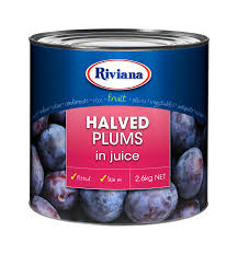 RIVIANA HALVED PLUMS 3x2.6KG 2423478