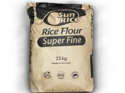 RICE FLOUR SUPERFINE 25KG SUNRICE RICEFL22