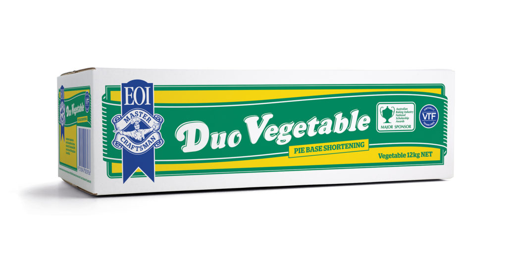 EOI DUO VEGETABLE PIE BASE SHORTEN. 12KG