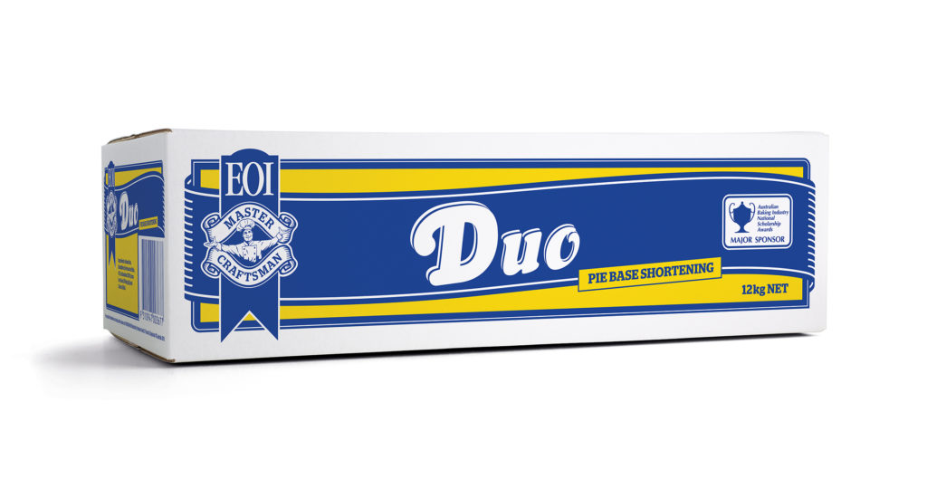 EOI DUO PIE BASE SHORTENING 12KG BLUE