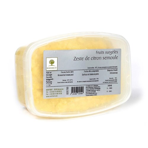 [RAVILEMZEST] ZEST LEMON DE CITRON RAVIFRUIT 500G