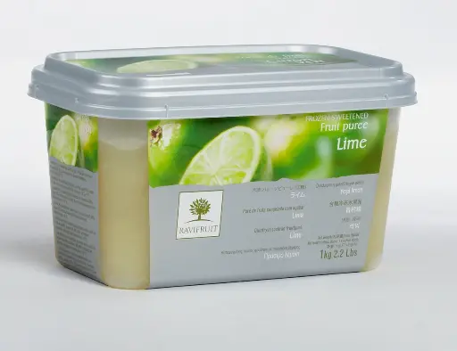 [RAVIPURLIME] LIME PUREE FRZ 1KG RAVIFRUIT