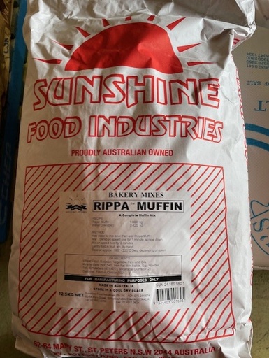 [RIPPA] SUNSHINE RIPPA MUFFIN MIX 12.5KG