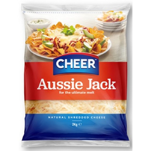[CSAJS2] CHEESE SHREDDED AUSSIE JACK CHEER 2KG (6)
