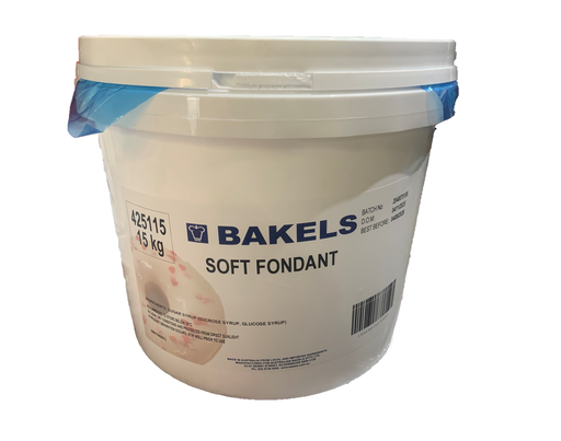 [BSF15KG] BAKELS SOFT FONDANT 15KG PAIL 425115
