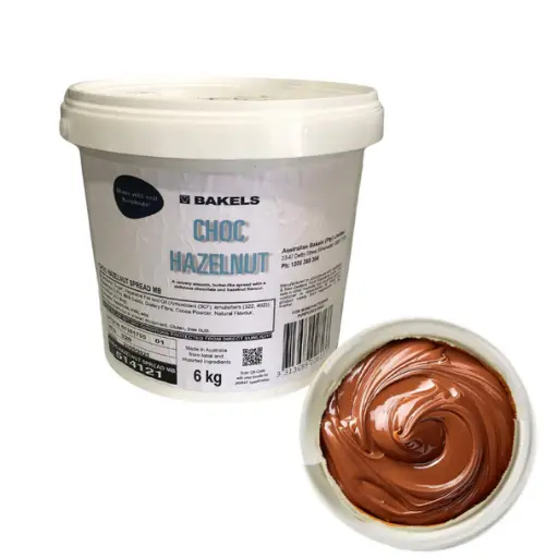 [BCHS6] BAKELS CHOCOLATE HAZELNUT SPREAD 6KG 514121