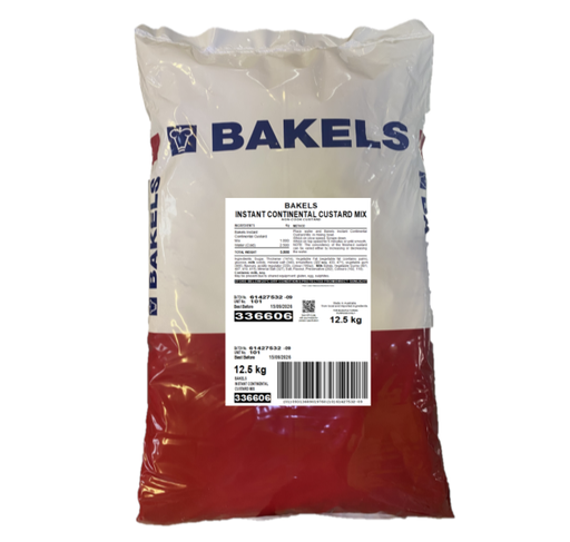 [CUSTCONTB12.5]  CUSTARD INSTANT CONTINENTAL BAKELS 12.5KG 336606