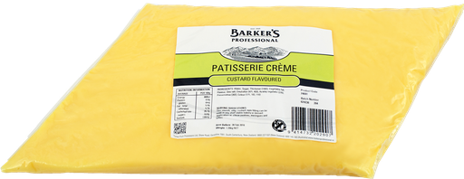 [CUST74691] CUSTARD FLAVOURED PATISSERIE FILLING BARKERS 4x1.25KG