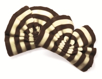 [DOB42151] CHOCOLATE FOREST SHAVINGS DARK WHITE 70x50mm DOBLA 250/2.5kg